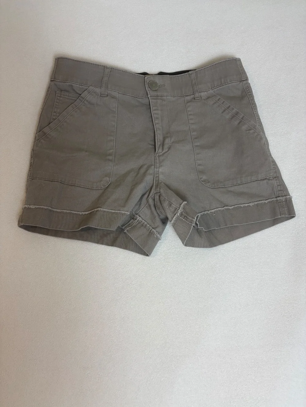 Democracy Olive Green Utility Shorts